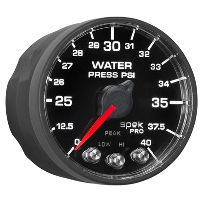 Autometer Spek-Pro - Nascar 2-1/16in Water Press 0- 40 psi Bfb P551328-N1 P551328-N1 User 6