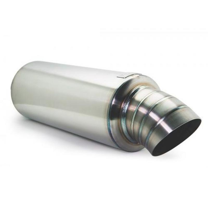 BLOX Racing 3.5in Street Muffler With Turndown Tip BXEX-00111 BXEX-00111 Photo - Primary