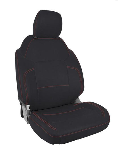 PRP Seats PRP 2021+ Ford Bronco 2 Door Front Seat Covers (Pair) - Black w/ Red Stitching B058-01 B058-01 Photo - Primary
