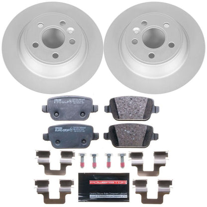 PowerStop Power Stop 07-11 Volvo S80 Rear Euro-Stop Brake Kit ESK5341 ESK5341 Photo - Primary