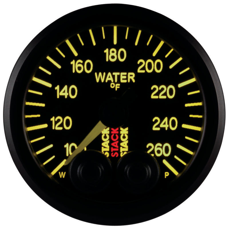 Autometer Gauge WTmp Pro-Cntrl 52mm Blk 100-260 deg. ST3508 User 5