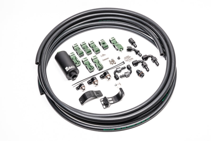 Radium Engineering Late Nissan Fuel Hanger Plumbing Kit Microglass Filter 20-0702-05 20-0702-05 Photo - Primary