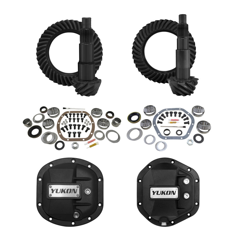 Yukon Gear & Axle Yukon Gear 07-17 Jeep Wrangler (JK) Stage 2 Re-Gear Kit w/Diff Covers (for Dana 30/44) - 4.56 YGK012STG2 YGK012STG2 Photo - Primary