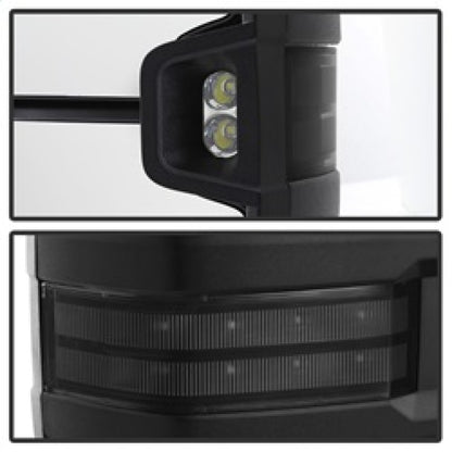 SPYDER xTune Chevy Silverado 03-06 G2 Heated Smoke LED Signal Telescoping Mirrors MIR-CS03S-G2-PWH-SM-SET 9936715 9936715 Photo - Unmounted