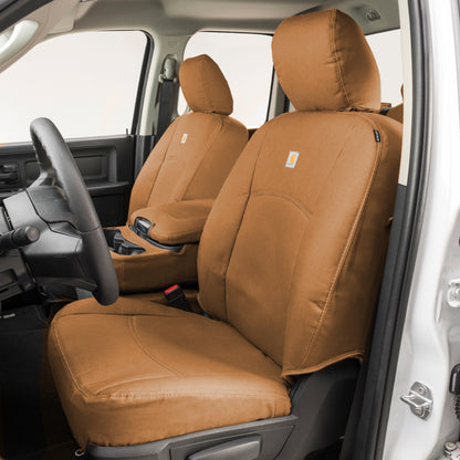 Covercraft 17-18 Ford F250-F350-F450-F550 Carhartt PrecisionFitSecond Row Seat Covers - Brown GTF641CABN GTF641CABN Photo - Primary