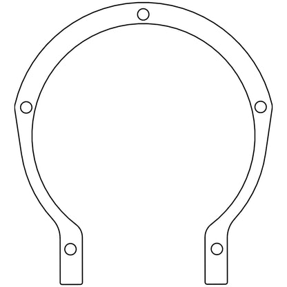 Cometic Gasket Cometic Ford Flathead V8 8BA/8CM .015in Fiber Timing Cover Gasket - 1948-1953 C15135 C15135 Photo - Primary