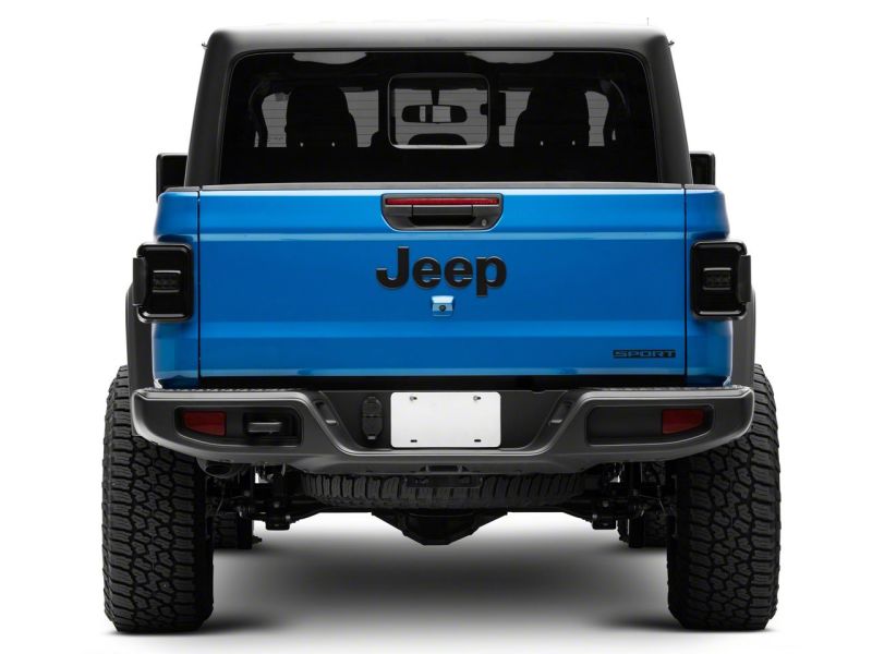 Raxiom 20-23 Jeep Gladiator JT Axial Series LED Tail Lights- Blk Housing (Smoked Lens) JG10568 JG10568 Photo - Close Up