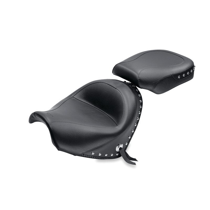 Mustang Motorcycle Mustang 09-21 Suzuki Boulevard C50 & C50T Standard Touring 2PC Seat - Black 76061