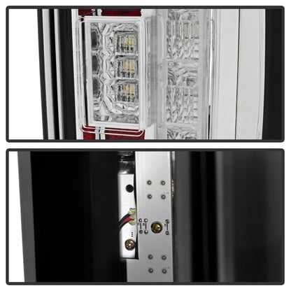 Spyder 17-18 Ford F-250 SD (w/Blind Spot Sensor) LED Tail Lights - Chrm (ALT-YD-FS17BS-LED-C) 5085641 5085641 Photo - Unmounted