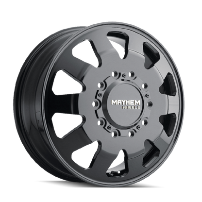 Mayhem 8181 Challenger Dually 22x8.25 / 10x225 BP / 169mm Offset / 170.1mm Hub Full Black Wheel 8181-22820B 8181-22820B Photo - Primary