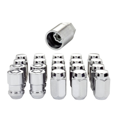 McGard 5 Lug Hex Install Kit (Clamshell) w/Locks (Cone Seat Nut) 1/2-20 / 13/16 Hex - Chrome 84530CN 84530CN Photo - Primary