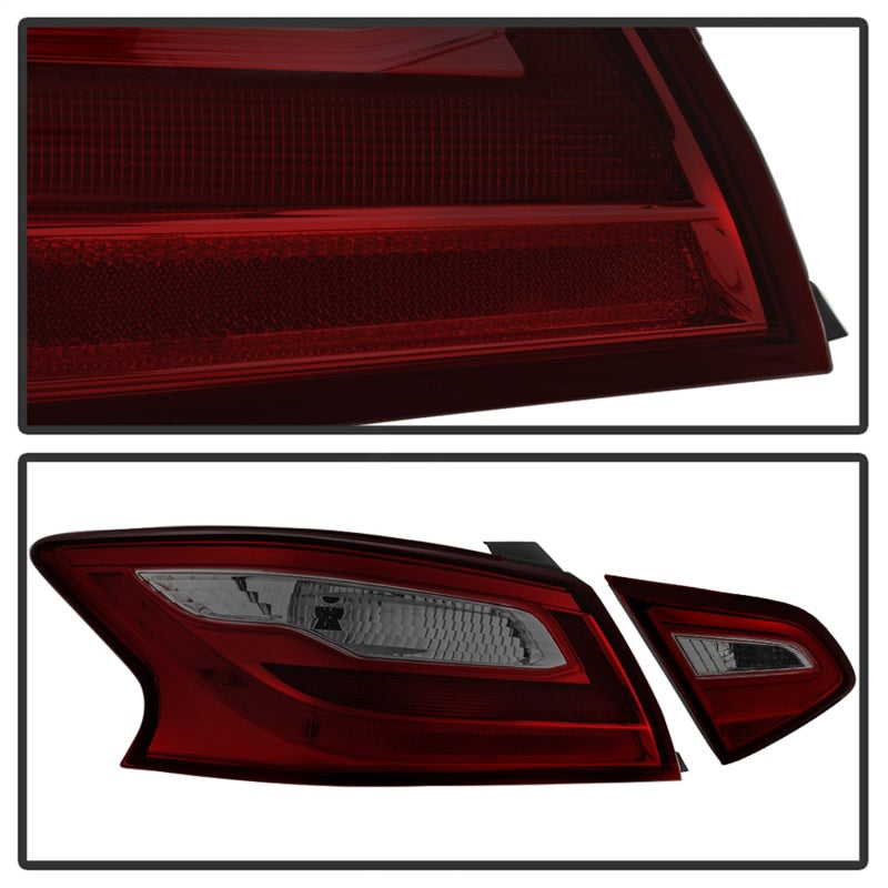 SPYDER xTune 16-18 Nissan Altima 4DR OEM Tail Light - Red Smoke (ALT-JH-NA16-4D-RSM) 9943041 9943041 Photo - Unmounted