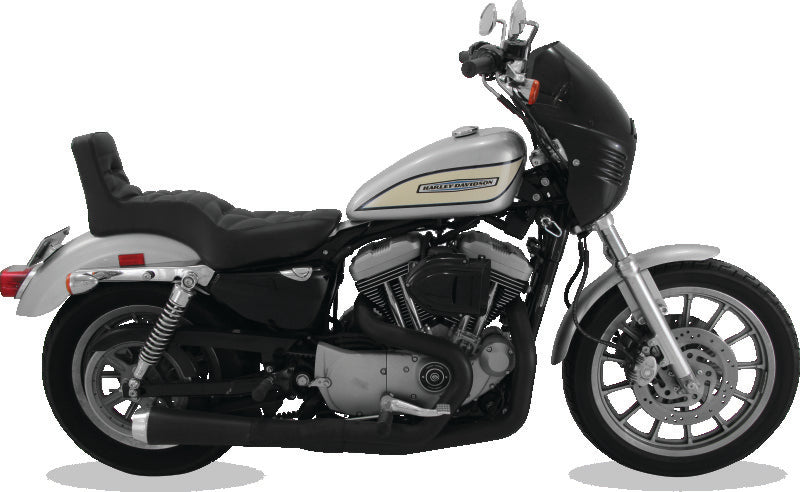 Mustang Motorcycle Mustang 04-21 Harley Sportster Throwback 1PC Seat - Black 75126 75126 User 1