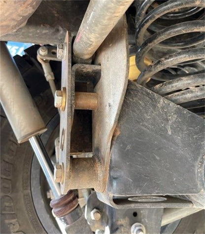 RockJock JL Geometry Correction Axle Bracket for Rear Trac Bar RJ-141402-101 RJ-141402-101 Photo - Mounted