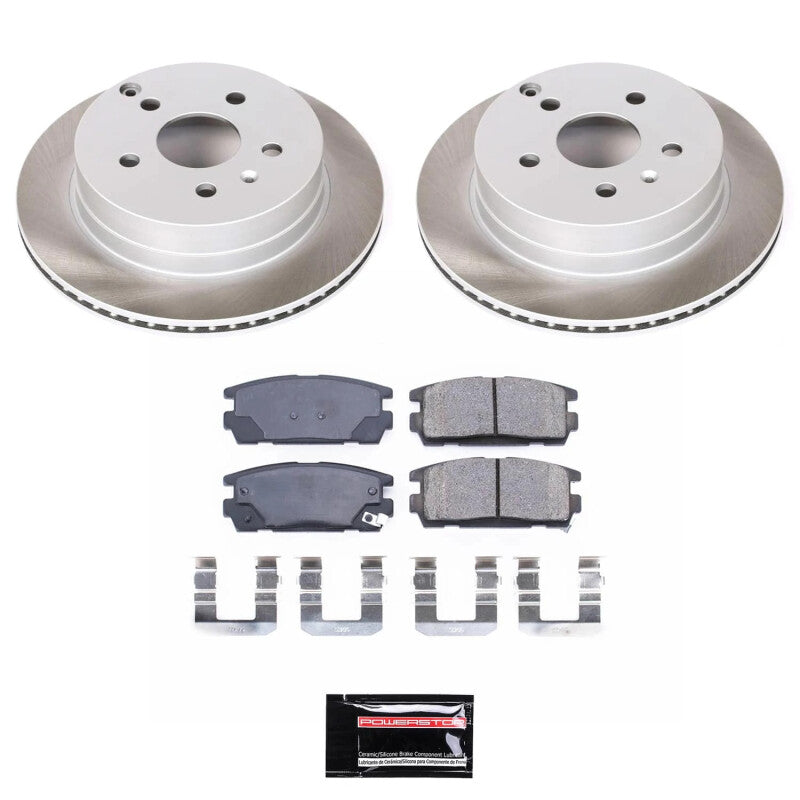 PowerStop Power Stop 10-17 GMC Terrain Rear Semi-Coated Rotor Kit SC5558 SC5558 Photo - Primary