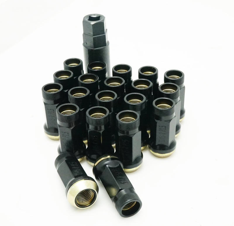 Wheel Mate Muteki SR45R Lug Nut Kit 12x1.5 - Black 32936B 32936B Photo - Primary