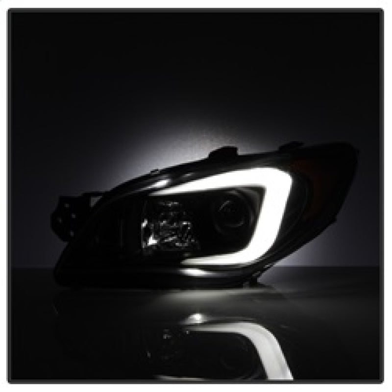 Spyder Subaru WRX 06-07 Projector Headlights - HID Model Only - Black PRO-YD-SWRX06-HID-LBDRL-BK 5083913 5083913 Photo - Unmounted