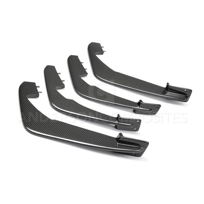 Anderson Composites 20-21 Chevrolet Corvette C8 Stingray Carbon Fiber Rear Diffuser Fins (Set of 4) AC-RDF20CHC8 AC-RDF20CHC8 Photo - Primary