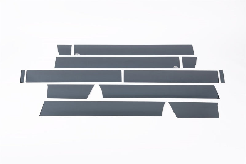 Putco 09-14 Ford F-150 Super Crew 8ft Long Box - 7in Wide (12pcs) Black Platinum Rocker Panels 9751416BP 9751416BP Photo - Primary