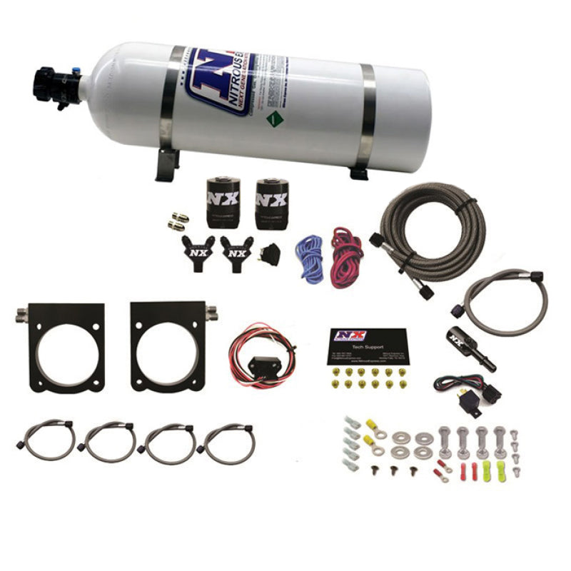 Nitrous Express 13-17 Dodge Viper (Gen-V) Nitrous Plate Kit (50-400HP) w/15lb Bottle 20970-15 20970-15 Photo - Primary