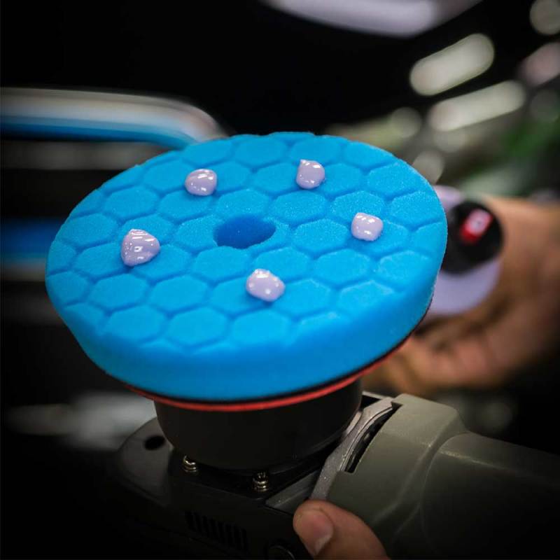 Chemical Guys Hex-Logic Quantum Glaze/Finishing Pad - Blue - 6.5in (P12) BUFX115HEX6 BUFX115HEX6 User 1