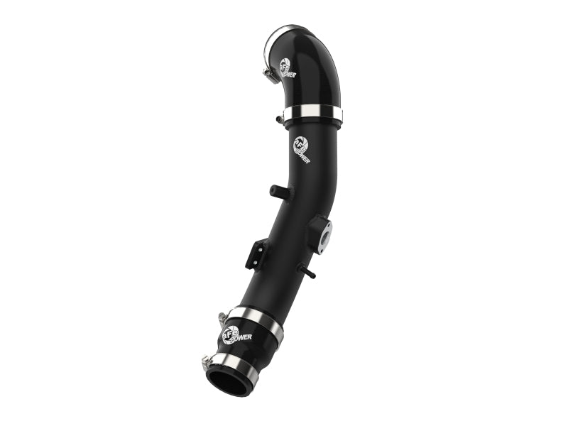 aFe BladeRunner 2-1/2 IN Aluminum Cold Charge Pipe Black 17-20 Hyundai Elantra GT L4-1.6L (t) 46-20639-B 46-20639-B Photo - Primary