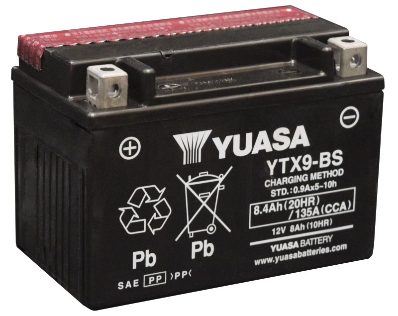 Yuasa Battery Yuasa YTX9-BS Maintenance Free AGM 12 Volt Battery (Bottle Supplied) YUAM329BSIND YUAM329BSIND User 1