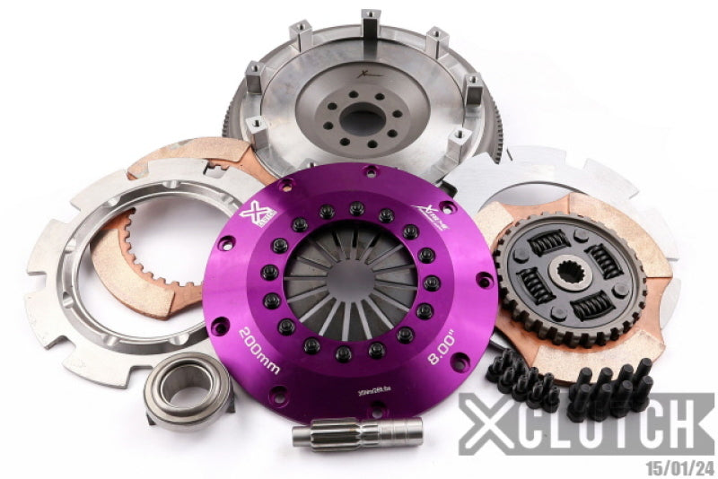 XCLUTCH 02-06 Mini Cooper S 1.6L 8in Twin Sprung Ceramic Clutch Kit XKMC20520-2B XKMC20520-2B Photo - Primary