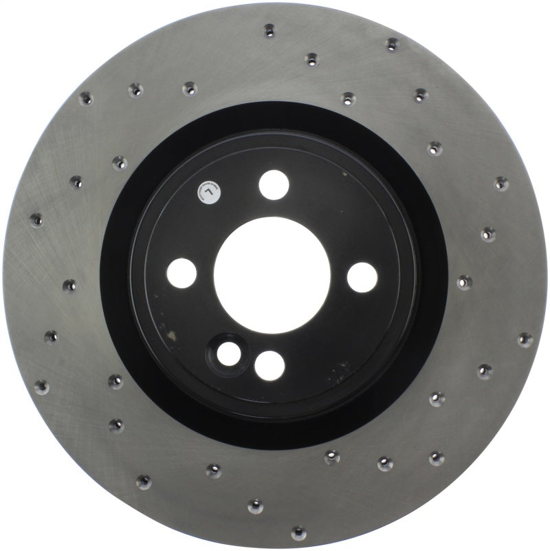 StopTech Sport Cross Drilled Brake Rotor - Front Right 128.34114L 128.34114L Photo - Primary