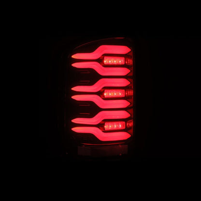 AlphaRex 14-18 GMC Sierra 1500/2500HD/3500HD LUXX-Series LED Tail Lights Blk/Red w/Actv Lgt Seq. Sig 630050 630050 User 4