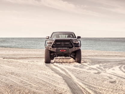 Road Armor 16-20 Toyota Tacoma Stealth Front Winch Bumper w/Lonestar Guard - Tex Blk 9161F5B 9161F5B Photo - Primary