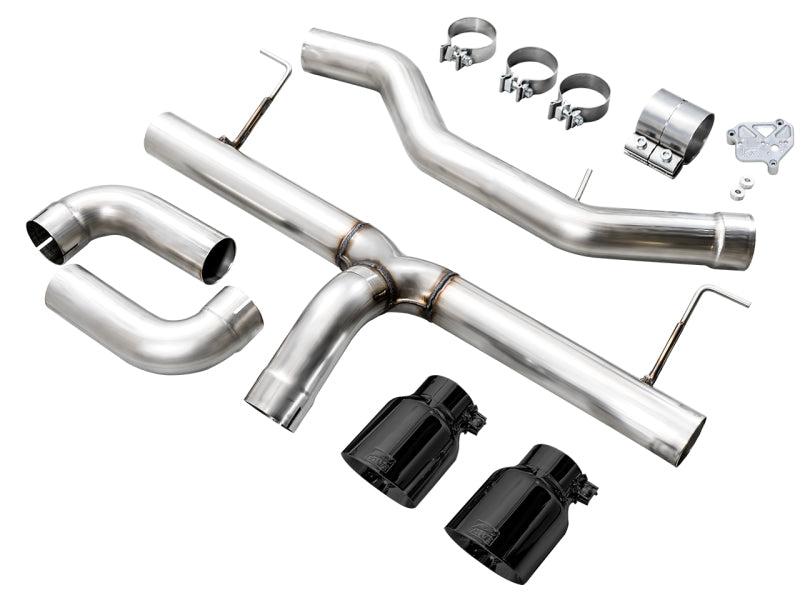 AWE Tuning AWE 19-23 BMW 330i / 21-23 BMW 430i Base G2X Track Edition Axle Back Exhaust - Diamond Black 3020-33429 3020-33429 Photo - out of package