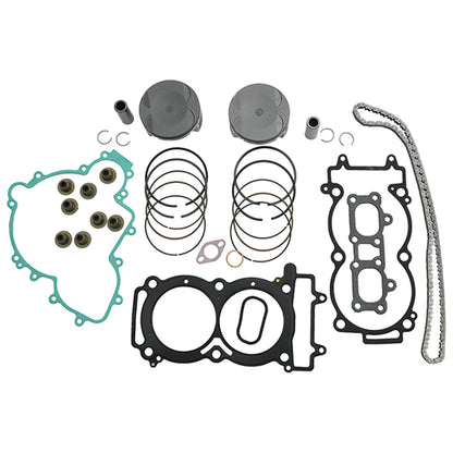 Vertex Pistons Vertex Piston 2016 Polaris ACE 900 EPS 900cc Top End Piston Kit VTKTC24398B VTKTC24398B Photo - Primary