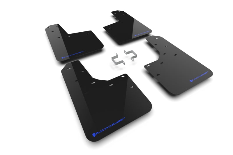 Rally Armor 23-25 Ford Ranger Raptor Black UR Mud Flap Blue Logo MF123-UR-BLK-BL MF123-UR-BLK-BL User 1