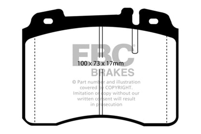 EBC Disc Brake Pad Set DP4927R Photo - Primary
