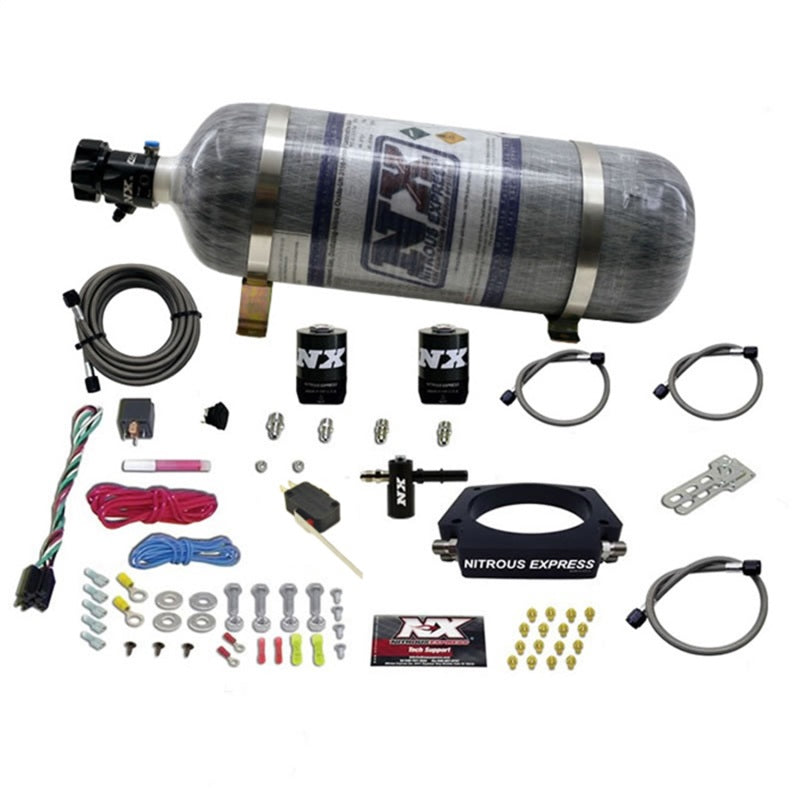 Nitrous Express LT2 C8 Nitrous Plate Kit (50-300HP) w/Composite Bottle 20962-12 20962-12 Photo - Primary