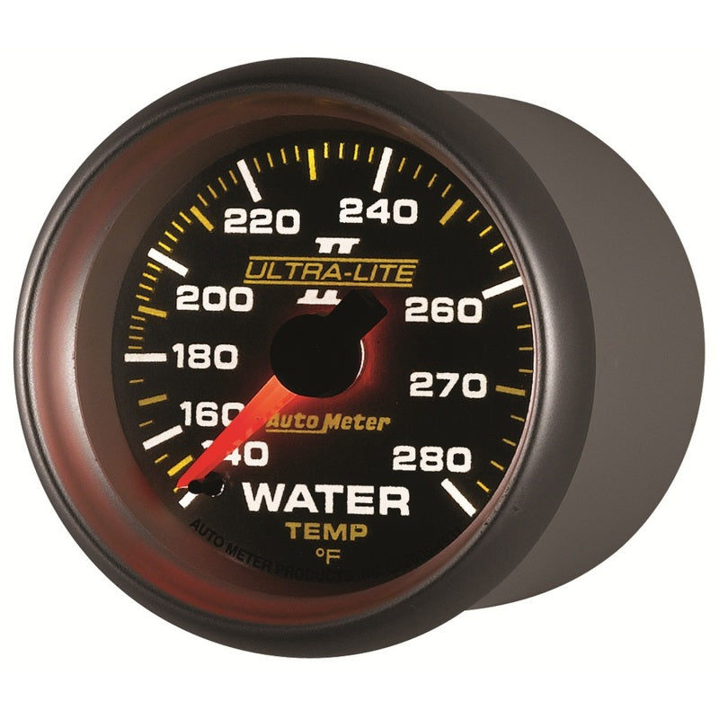Autometer Ultra-Lite II 52mm 140-280 Deg F Mechanical Water Temp Gauge 4931 4931 User 3