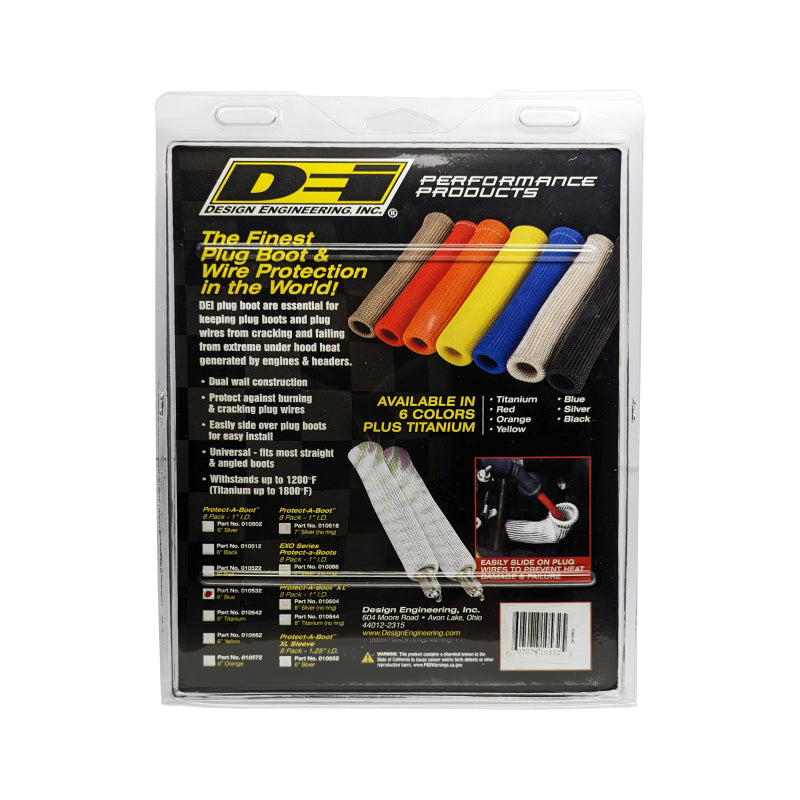 DEI Protect-A-Boot - 6in - 8-pack - Blue 10532 10532 Photo - Unmounted