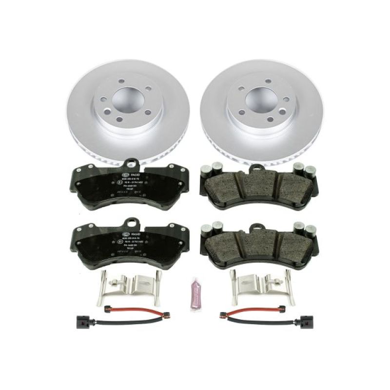 PowerStop Power Stop 04-06 Porsche Cayenne Front Euro-Stop Brake Kit ESK4554 ESK4554 Photo - Primary