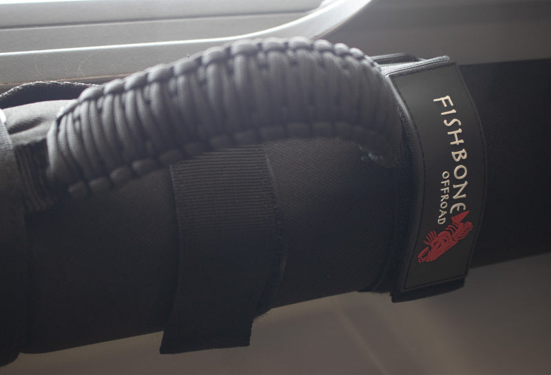 Fishbone Offroad Paracord Grab Handles w/Three Straps - Black FB55279 FB55279 Photo - lifestyle view