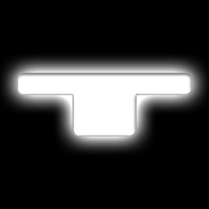 ORACLE Lighting Universal Illuminated LED Letter Badges - Matte White Surface Finish - T 3140-T-001 3140-T-001 Photo - Primary
