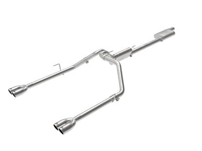 aFe Vulcan Series 3in-2-1/2in 304 SS Cat-Back 2020 Jeep Gladiator (JT) V6-3.6L w/ Polished Tips 49-38084-P 49-38084-P Photo - Primary