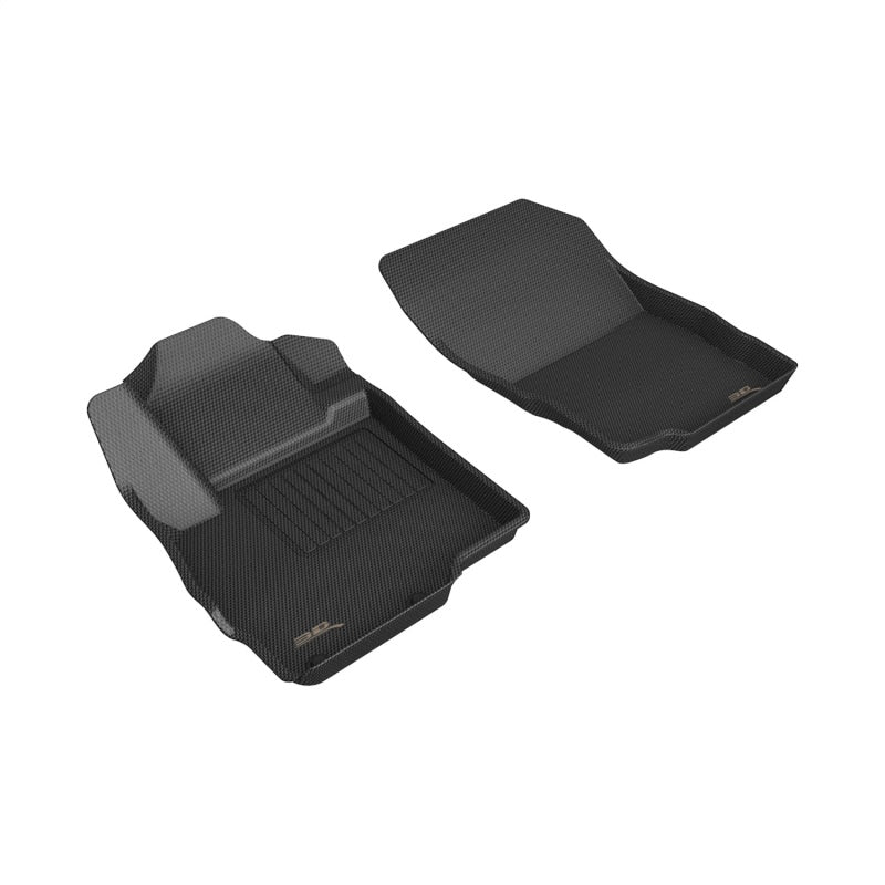 3D MAXpider ACE Kagu - Front - Black Floor Mats Floor Mats - Rubber main image