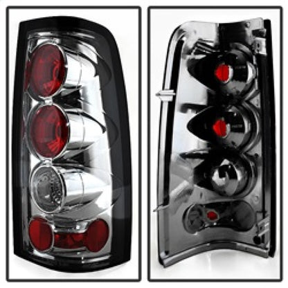 Spyder Chevy Silverado 1500 03-06 (Does Not Fit Stepside)Euro Style Tail Lights Chrm ALT-YD-CS03-C 5001702 5001702 Photo - Unmounted