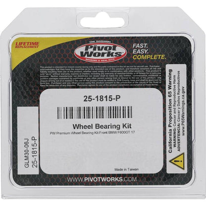 Pivot Works BMW Wheel Bearing Kit Premium Bearings 25-1815-P 25-1815-P Photo - Primary