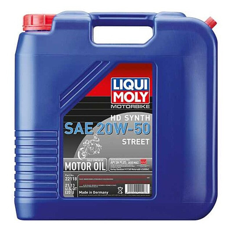 LIQUI MOLY 20L Motorbike HD Synth SAE 20W50 Street 22118 22118 User 1