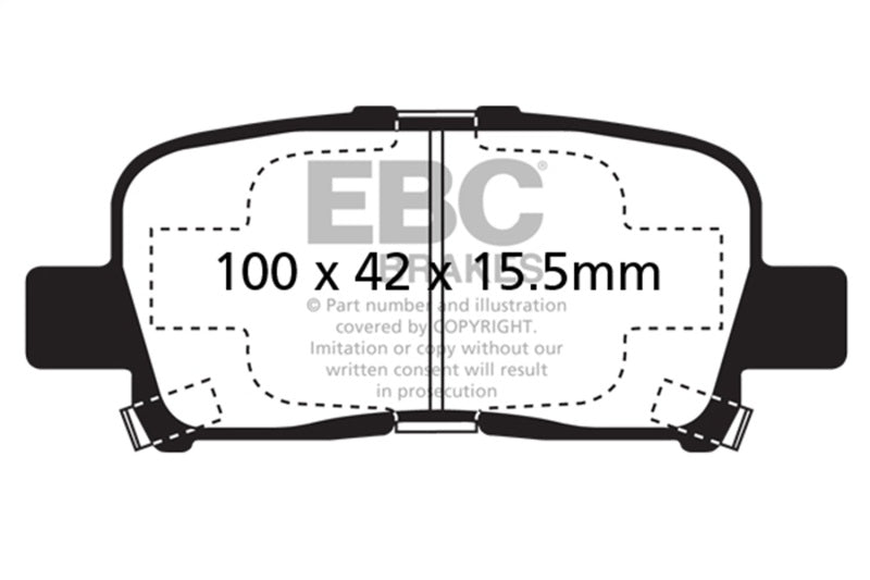 EBC Disc Brake Pad Set DP61662 Photo - Primary