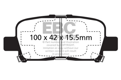 EBC Disc Brake Pad Set DP61662 Photo - Primary