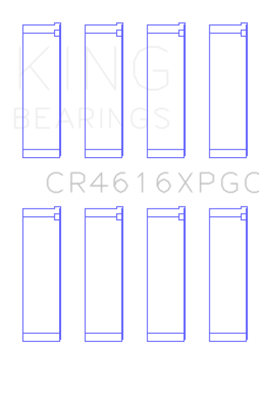 King Engine Bearings King Subaru FA20 (Size STD) pMaxKote Performance Rod Bearing Set CR4616XPGC CR4616XPGC Photo - Primary