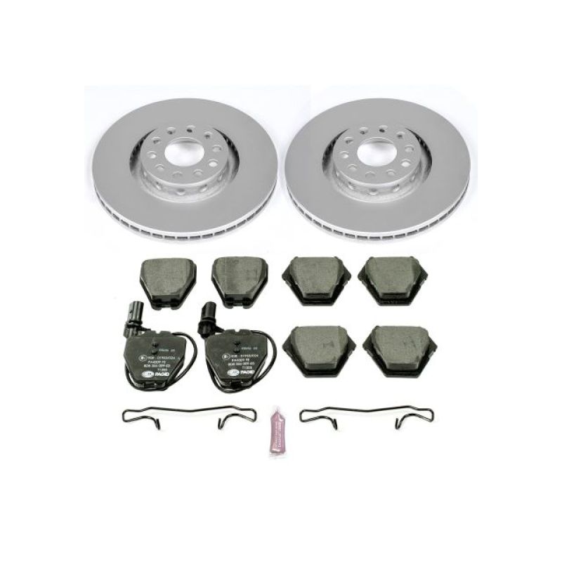 PowerStop Power Stop 02-04 Volkswagen Passat Front Euro-Stop Brake Kit ESK6722 ESK6722 Photo - Primary